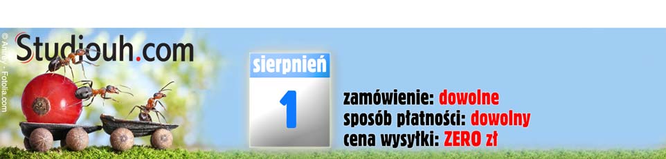 Wakacyjny Dzień Darmowej Dostawy